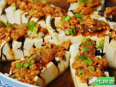 榄菜蒸豆腐(图)