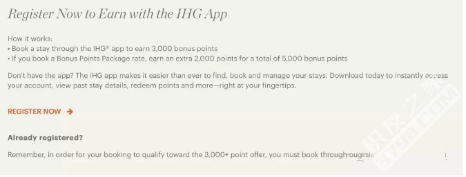 IHG 3,000-5,000 Bonus Points