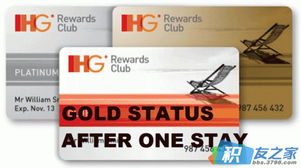 IHG Club 洲际优悦会 一夜升金的 Promotion 外加一个 1500 Points 的 Code