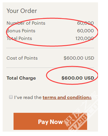 IHG2018年买分100%bonus